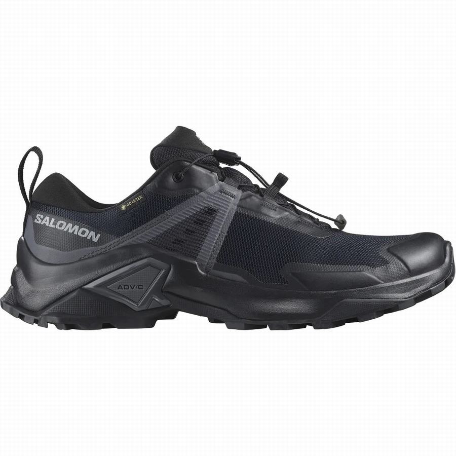 Salomon X Raise 2 Gore-tex Férfi Túracipő Fekete (PPR4647YP)